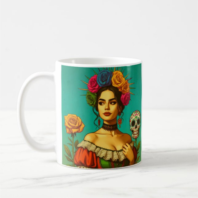 Taza De Café La esencia de Frida: Sé-Cansado (Izquierda)