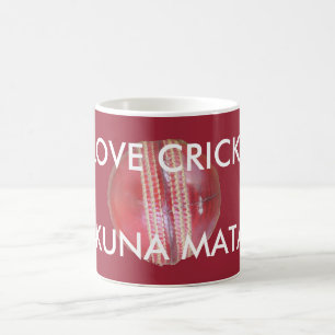 Taza De Café La esfera del maestro del spin: una pelota de cric