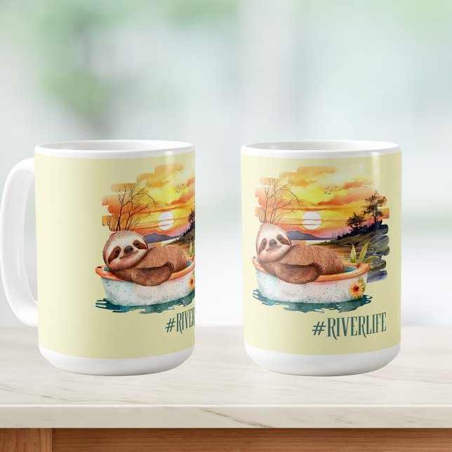 Taza De Café La eslora de la vida del río | Diversión de verano (Check out the rest of the #riverlife collection!)