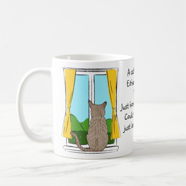Taza De Café La espalda de un gato (Izquierda)
