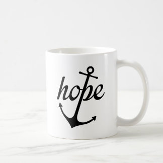 Taza De Café La esperanza ancla el alma (el 6:19 de los