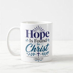 Taza De Café La Esperanza Se Encuentra En Cristo Frase Inspirad