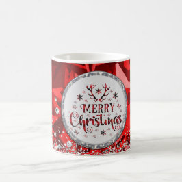 Taza De Café La espléndida y roja navidad de la mora esmeralda