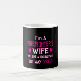 Taza De Café La esposa del bombero