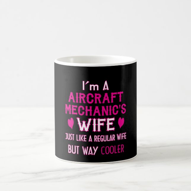 Taza De Café La esposa del mecánico de aviones (Centro)