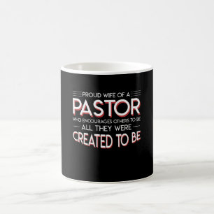 Taza De Café La esposa del pastor anima otras creadas para ser
