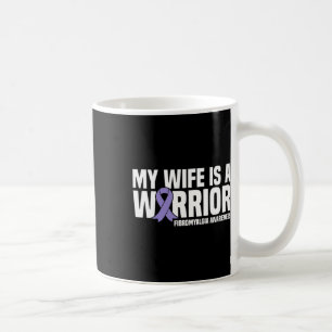 Taza De Café La Esposa Es Un Guerrero De La Fibromialgia