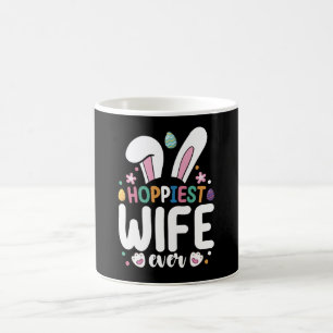 Taza De Café La esposa más feliz de la familia de huevos de con