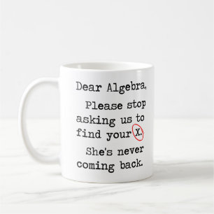 Taza De Café La estimada álgebra para por favor el pedir que d
