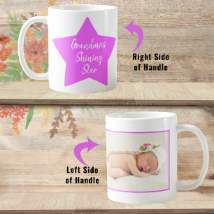Taza De Café La estrella brillante de la abuela Rosa Foto de be