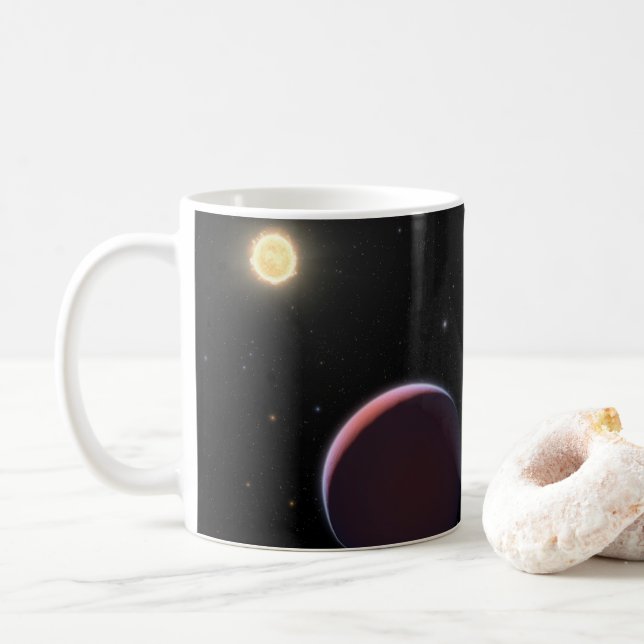 Taza De Café La Estrella Del Sol Kepler 51 Y Tres Planetas Giga (Con donut)