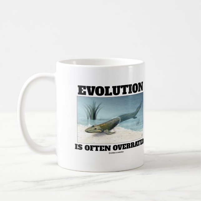 Taza De Café La Evolución Es A Menudo Sobrevalorada Por Fishapo (Izquierda)