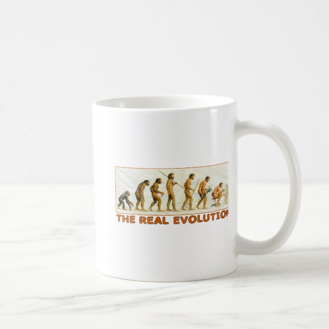Taza De Café La evolución real (Derecha)