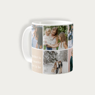 Taza De Café La familia cita juntos a nuestro Collage de fotos 