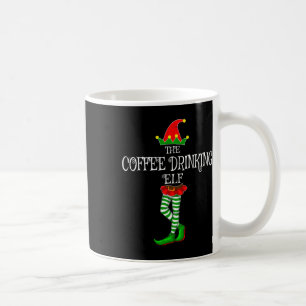 Taza De Café La familia de Elf que bebe café coincide con la Na