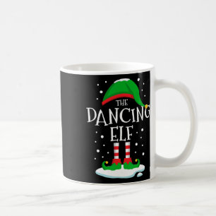 Taza De Café La familia de los Navidades Elf bailando coincidie