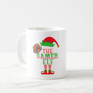 Taza De Café La familia de Navidades de los jugadores elfos coi
