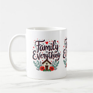 Taza De Café La familia lo es todo Cottagecore