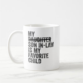 Taza De Café La Familia Materna Al Hijo En Derecho