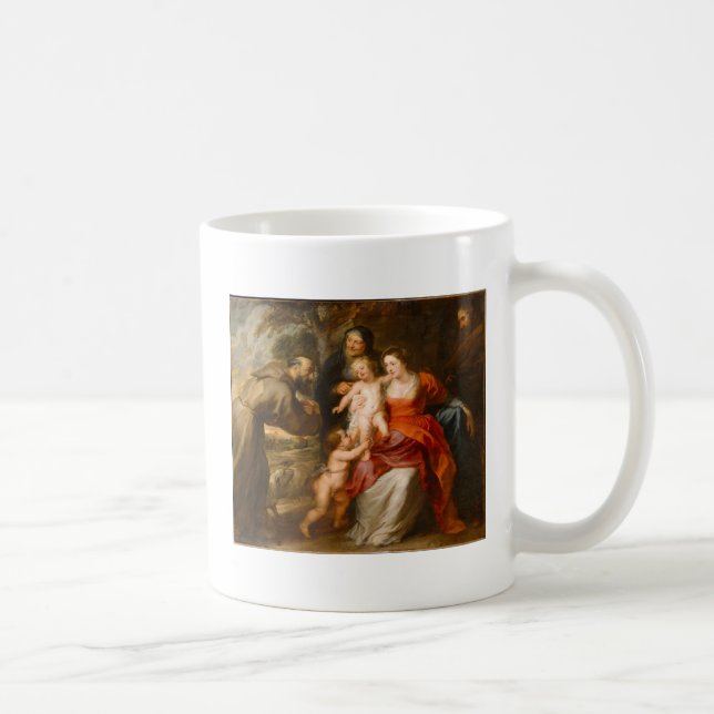 Taza De Café La familia santa con los santos (Derecha)