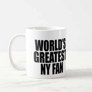 Taza De Café La fan más grande de Nueva York del mundo