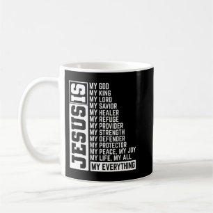 Taza De Café La fe cruza la religión cristiana Jesús El Señor R