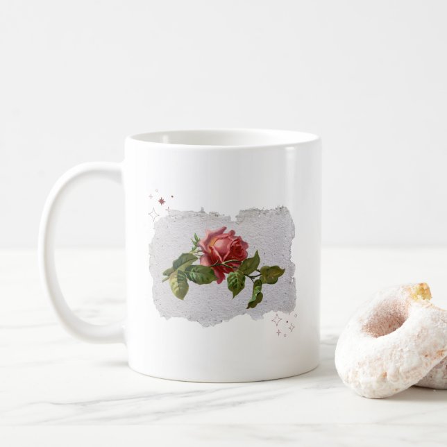 Taza De Café La felicidad en un cerdo (Con donut)