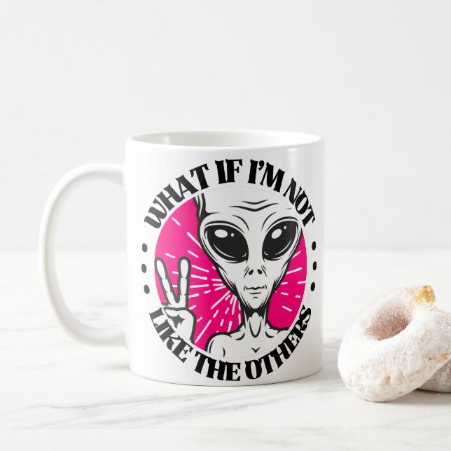 Taza De Café La felicidad en un cerdo (Con donut)