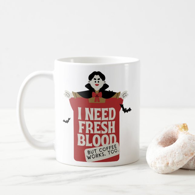 Taza De Café La felicidad en un cerdo (Con donut)