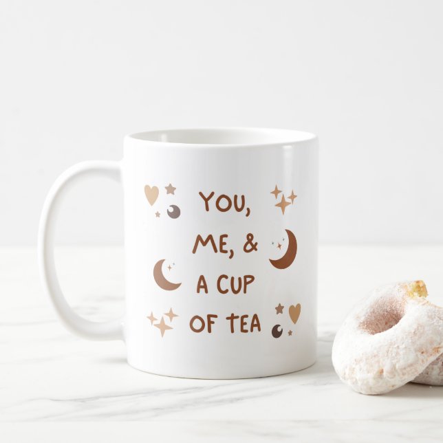 Taza De Café La felicidad en un cerdo (Con donut)