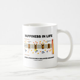 Taza De Café La felicidad en vida depende de pendiente