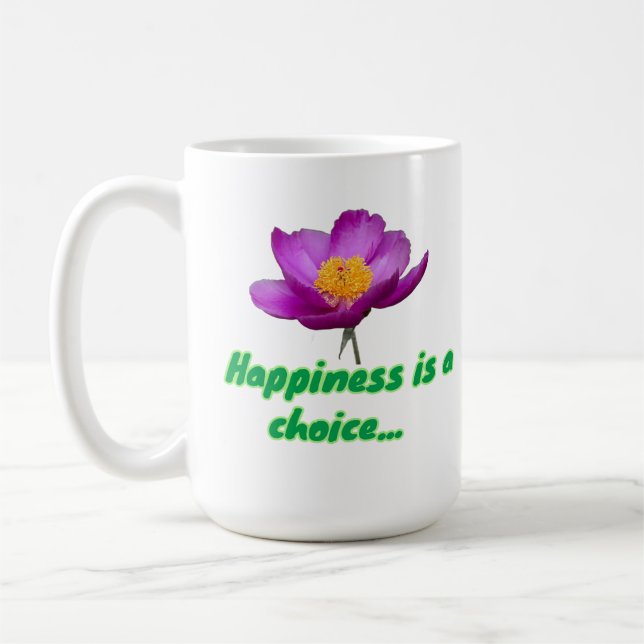 Taza De Café La felicidad es  (Izquierda)