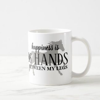 Taza De Café La felicidad es 16 MANOS entre mis piernas Acento 