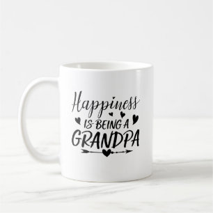Taza De Café La felicidad es ser el día del abuelo
