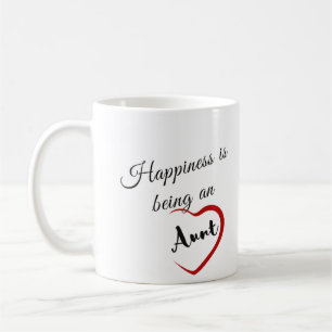 Taza De Café La felicidad es ser tía