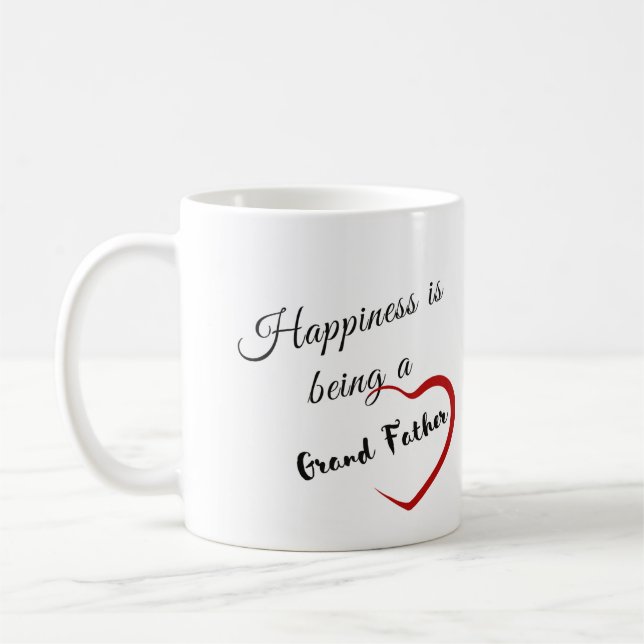 Taza De Café La felicidad es ser un gran padre (Izquierda)