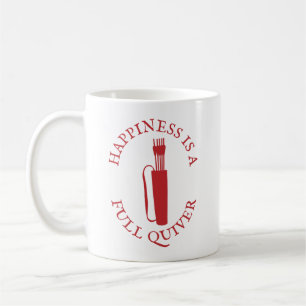 Taza De Café La felicidad es un soplo Archery Lover