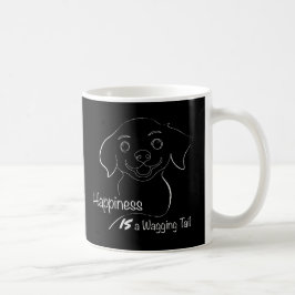 Taza De Café La felicidad es una cola de barrido