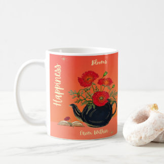 Taza De Café La felicidad florece desde adentro