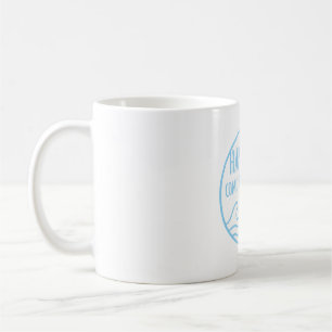 Taza De Café La Felicidad Llega En Las Olas Que Dicen