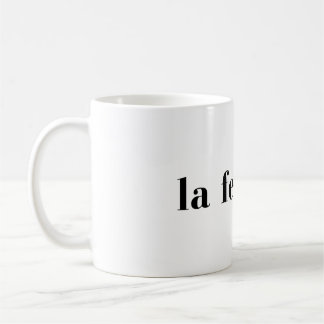 Taza De Café La Femme Chic Feminine French Style Design