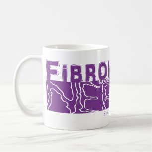 Taza De Café La fibromialgia se pega sobre mi pulverización ner