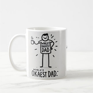 Taza De Café La fiesta de papá más Okayest del mundo