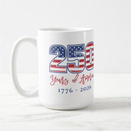 Taza De Café La fiesta del 250 cumpleaños de América