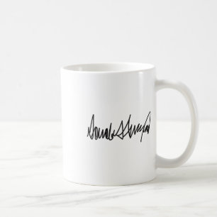 Taza De Café La firma Donald John Trump