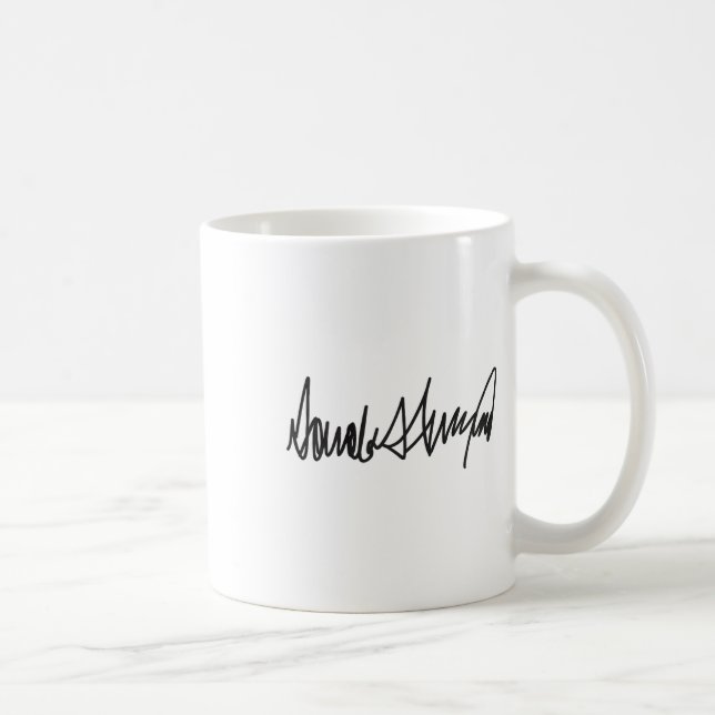 Taza De Café La firma Donald John Trump (Derecha)