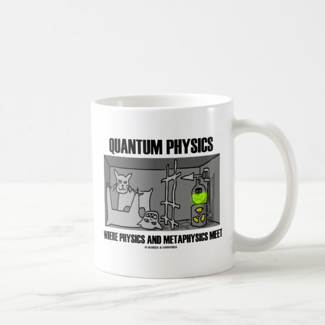 Taza De Café La física de Quantum donde la física y la (Derecha)