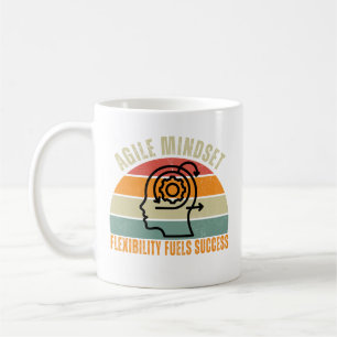 Taza De Café La Flexibilidad Provoca El Éxito Agile Mindset
