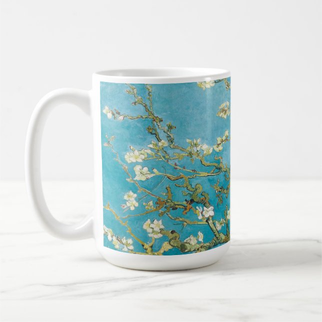 Taza De Café La flor de almendras de Van Gogh (Izquierda)