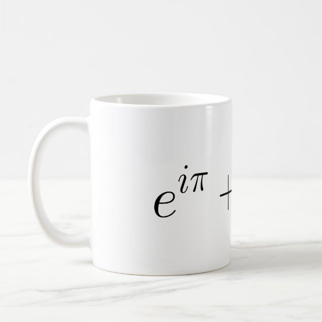 Taza De Café La fórmula de Euler (Izquierda)